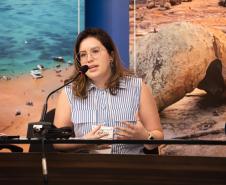 Servidoras da Agepar fazem palestras sobre Saneamento e Comunicação em evento da Abar