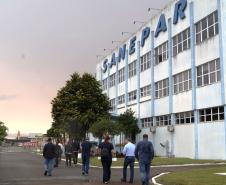 Equipe da Agepar realiza visitas técnicas para reconhecimento de instalações da Sanepar