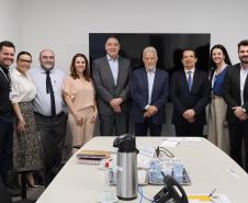 Diretores-presidentes da Agepar e da Compagas se reúnem para visita de cortesia