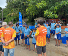 Agepar acompanha limpeza das praias durante o Verão Maior Paraná