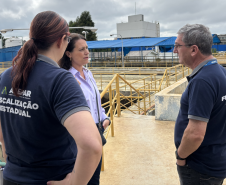 Sanepar - Agepar realiza fiscalização Ponta Grossa