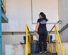 Agepar realiza fiscalização em unidades da Sanepar em Maringá