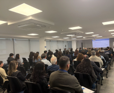 Ciclo de Capacitação da Agepar conta com palestra ministrada por Luciana Luso, conselheira da AGERGS