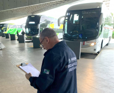 Agepar fiscaliza terminais rodoviários e aquaviário do Paraná