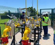 Agepar realiza fiscalização em unidades operacionais da Compagas no Norte do Paraná