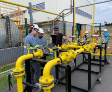 Agepar realiza fiscalização em unidades operacionais da Compagas no Norte do Paraná
