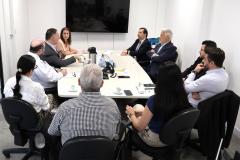 Diretores-presidentes da Agepar e da Compagas se reúnem para visita de cortesia