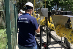 Fiscalização em plantas industriais atendidas pela Compagas