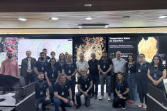 Agepar realiza visita técnica no Hipervisor Urbano de Curitiba