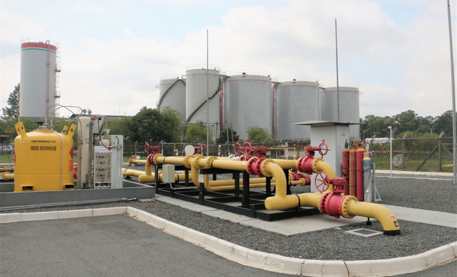 Rede de distribuição  da  Compagas