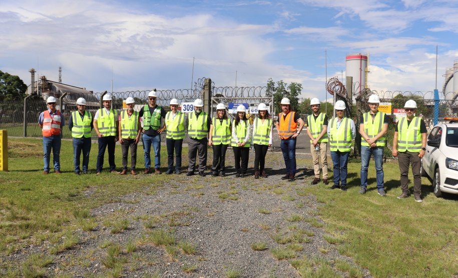 Visita ao citygate da Compagas, em Araucária