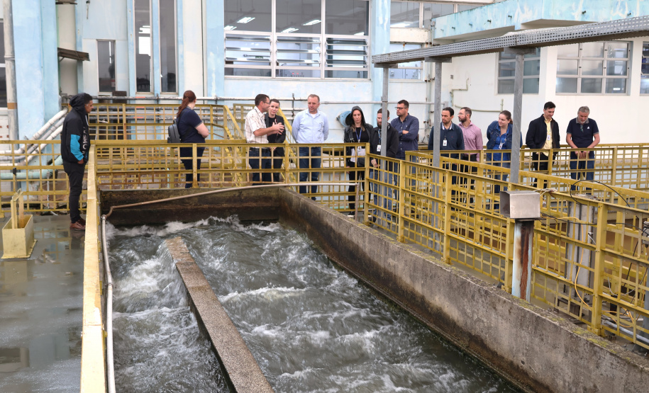 Equipe da Agepar realiza visitas técnicas para reconhecimento de instalações da Sanepar