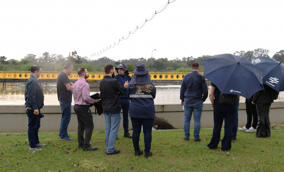 Equipe da Agepar realiza visitas técnicas para reconhecimento de instalações da Sanepar