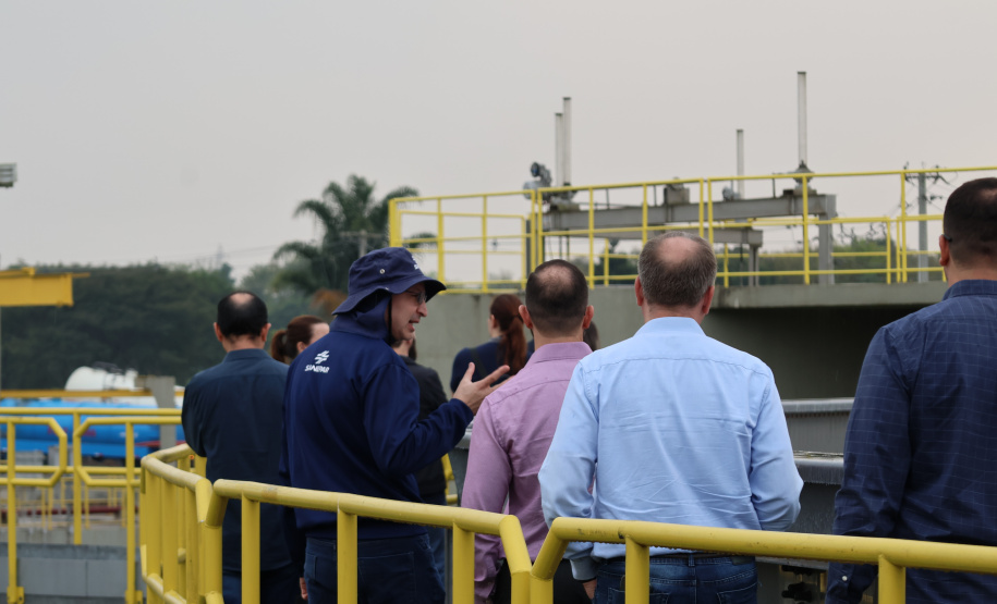 Equipe da Agepar realiza visitas técnicas para reconhecimento de instalações da Sanepar