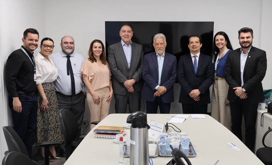 Diretores-presidentes da Agepar e da Compagas se reúnem para visita de cortesia