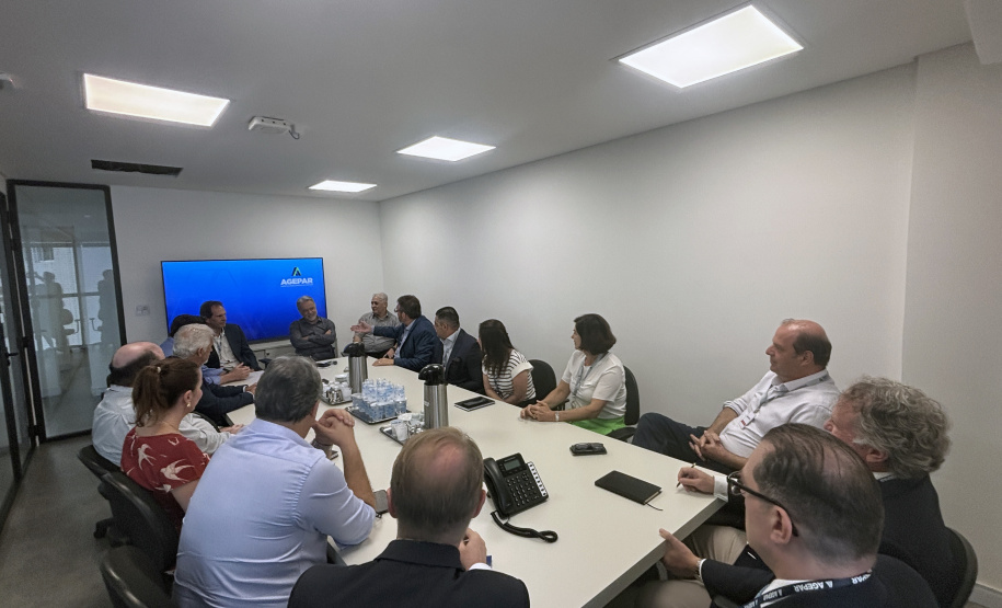 Visita presidentes e diretores da sanepar - 22-1-25