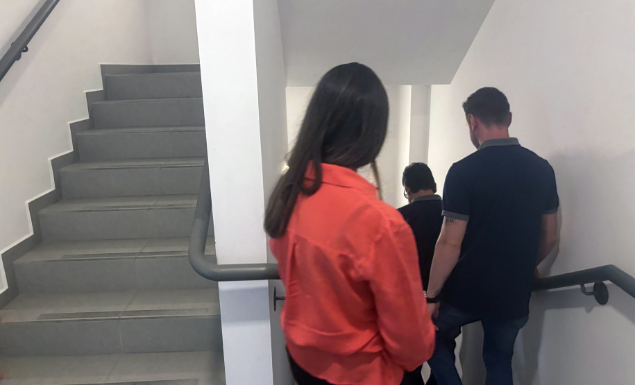 Simulado da brigada de incêndio da Agepar