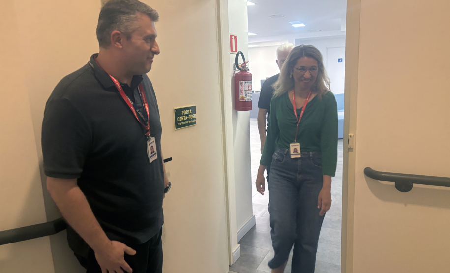 Simulado da brigada de incêndio da Agepar