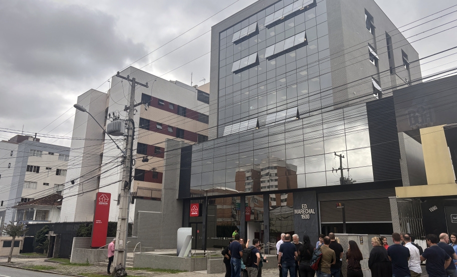 Simulado da brigada de incêndio da Agepar