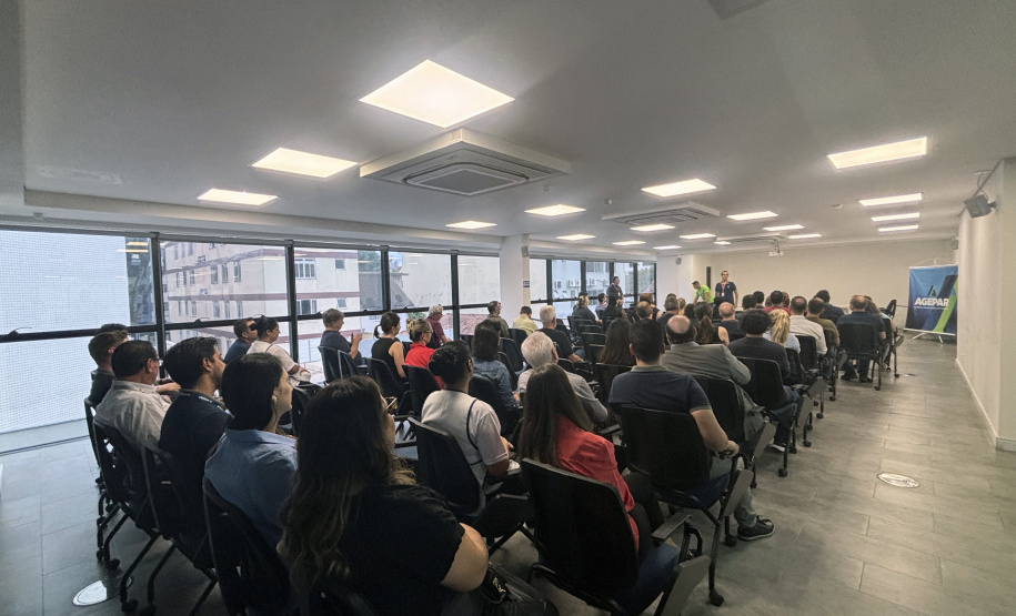 Simulado da brigada de incêndio da Agepar