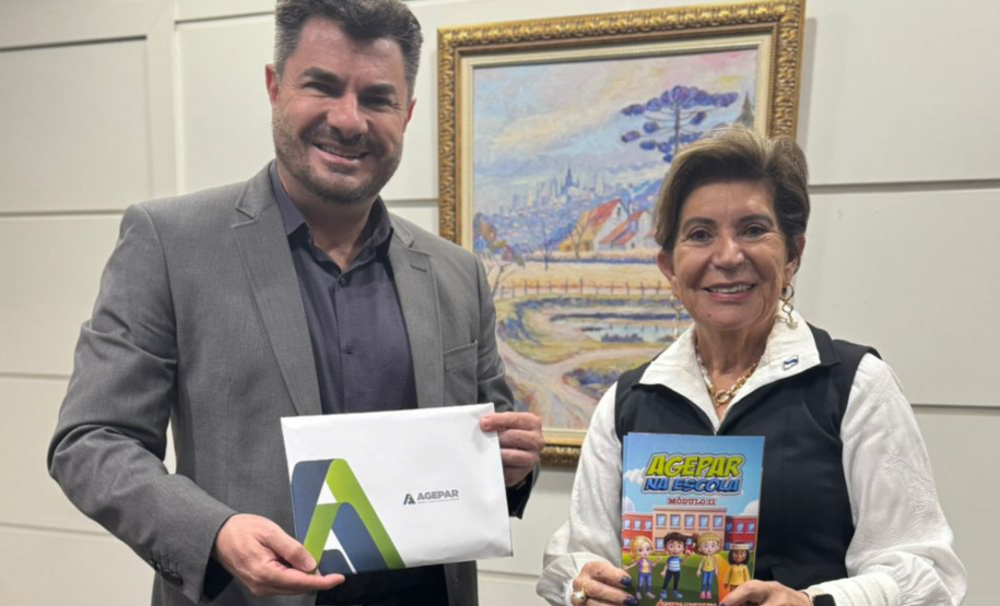 Diretor Cequinel e Prefeita Elizabeth