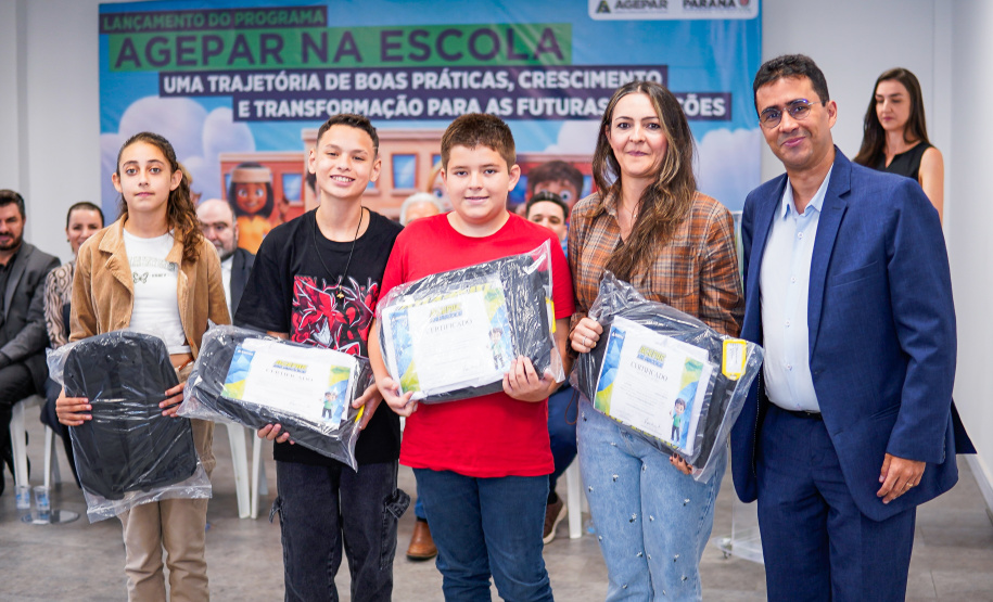Premiação do programa Agepar na Escola