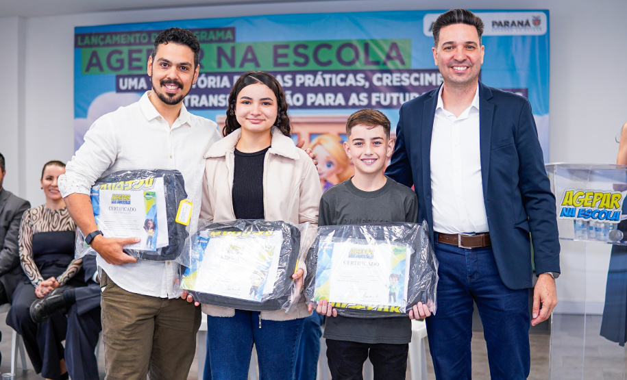 Premiação do programa Agepar na Escola