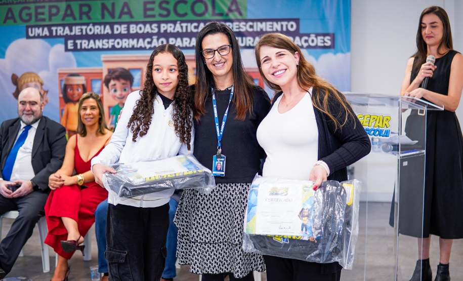 Premiação do programa Agepar na Escola