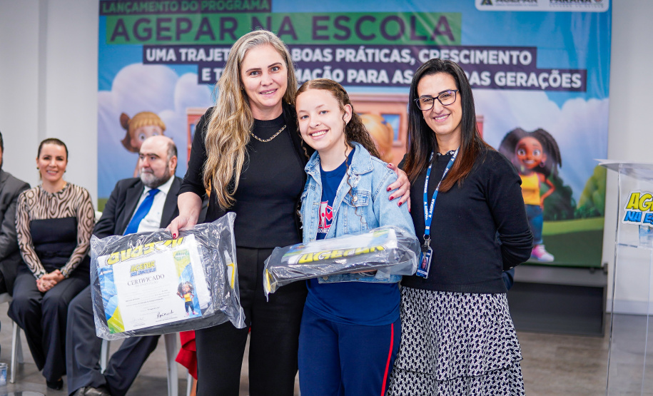 Premiação do programa Agepar na Escola