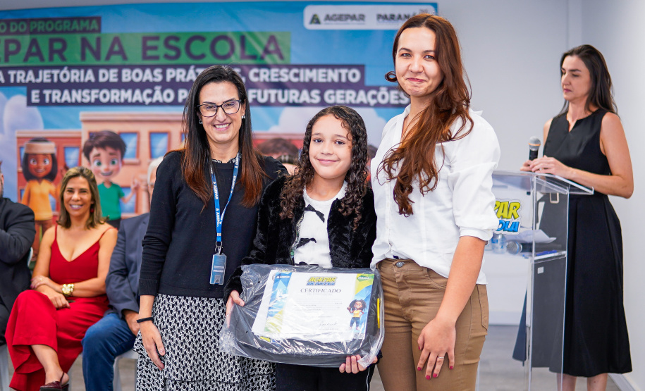 Premiação do programa Agepar na Escola