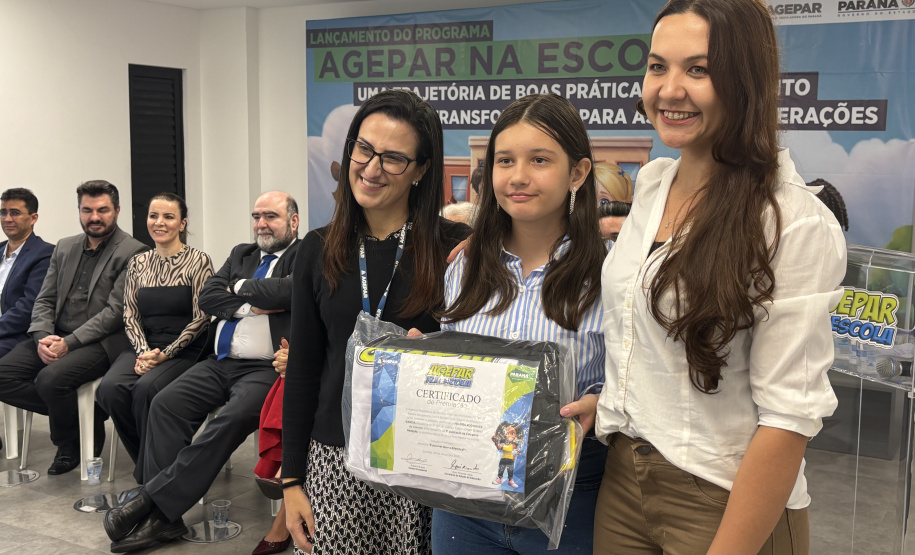 Premiação do programa Agepar na Escola