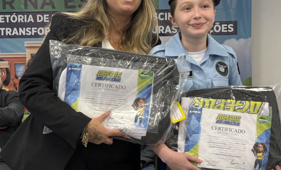 Premiação do programa Agepar na Escola
