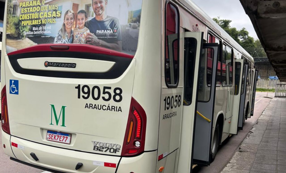 Agepar realiza fiscalização em terminais metropolitanos de Araucária