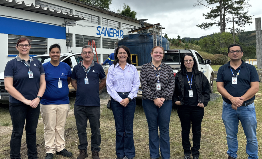 Sanepar - Agepar realiza fiscalização Ponta Grossa