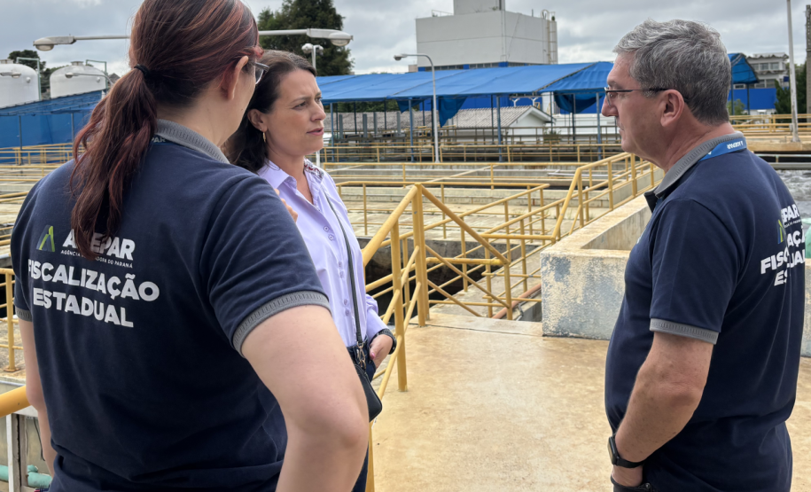 Sanepar - Agepar realiza fiscalização Ponta Grossa