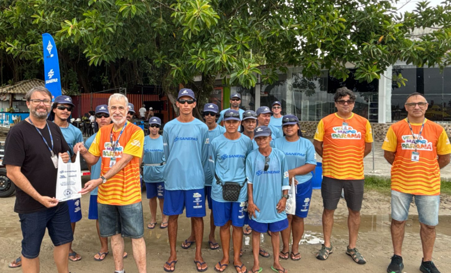Agepar acompanha limpeza das praias durante o Verão Maior Paraná