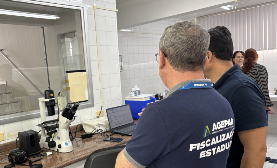 Sanepar - Agepar realiza fiscalização Ponta Grossa