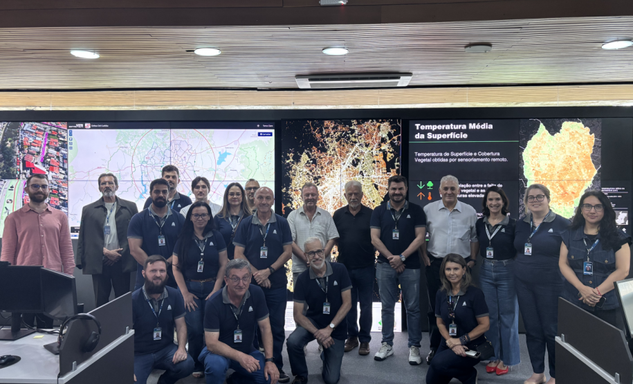 Agepar realiza visita técnica no Hipervisor Urbano de Curitiba