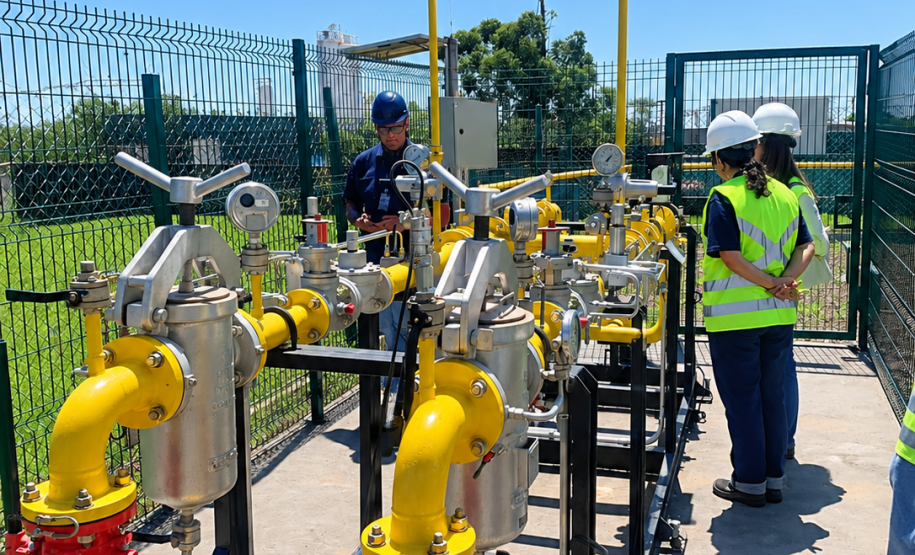 Agepar realiza fiscalização em unidades operacionais da Compagas no Norte do Paraná