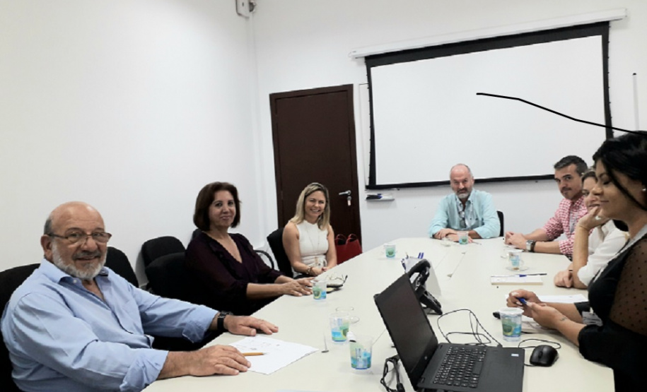 A reunião foi realizada na sede da Agepar.