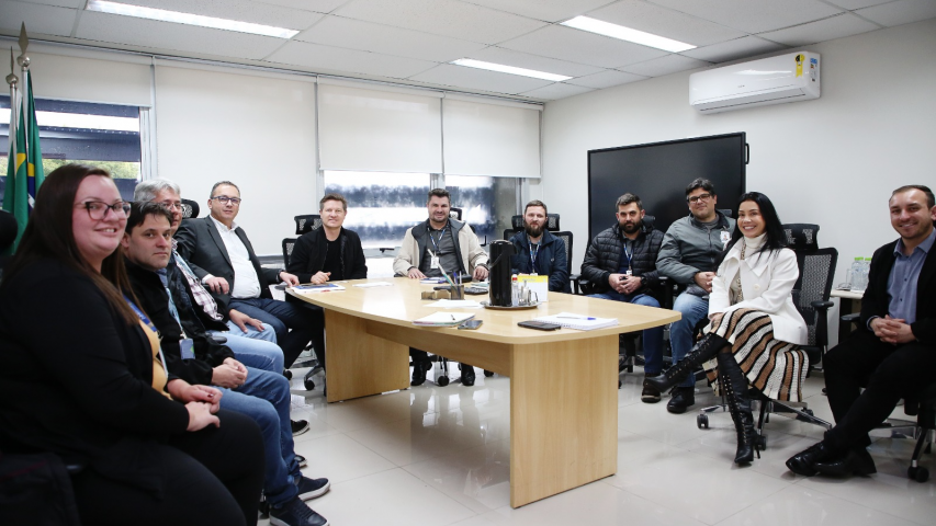 Reunião entre Detran e Agepar