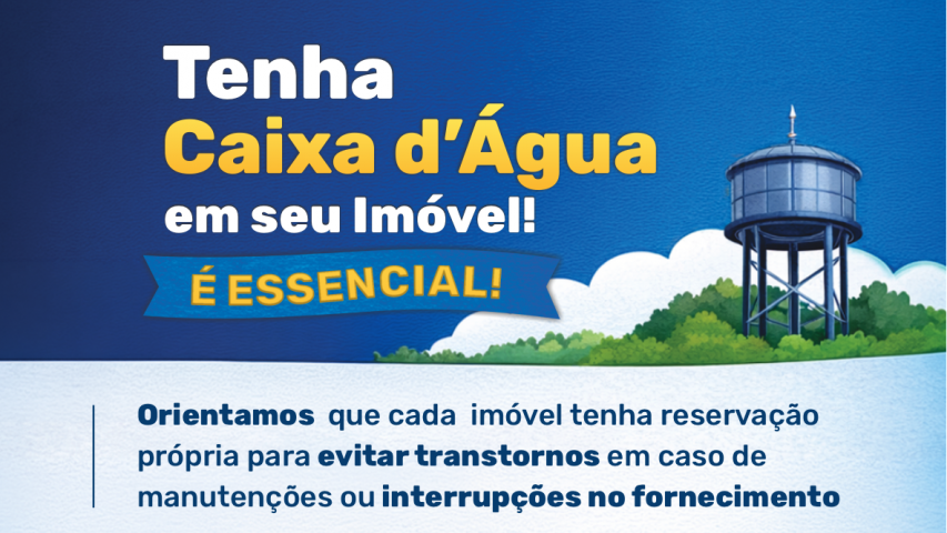 Tenha caixa d'Água em seu imóvel!