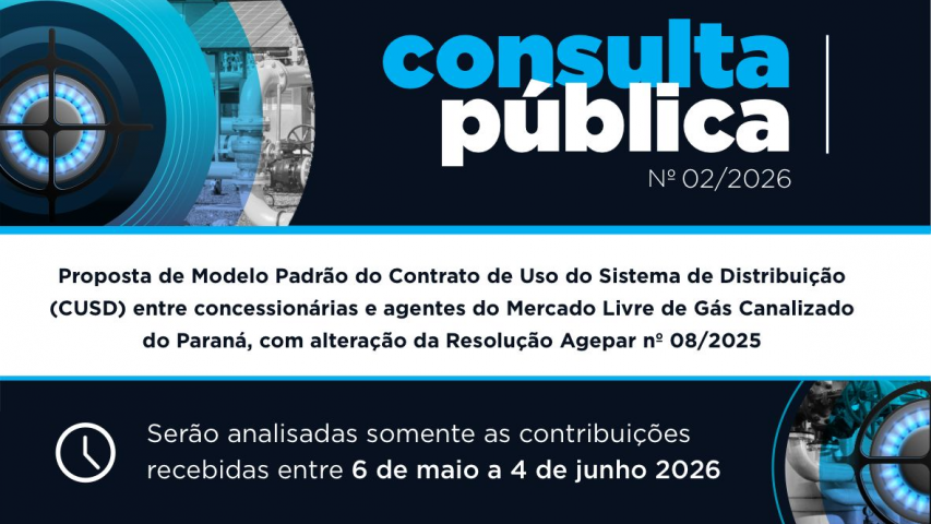 Agepar abre consulta pública para aprimorar modelo do Contrato de Uso do Sistema de Distribuição (CUSD)